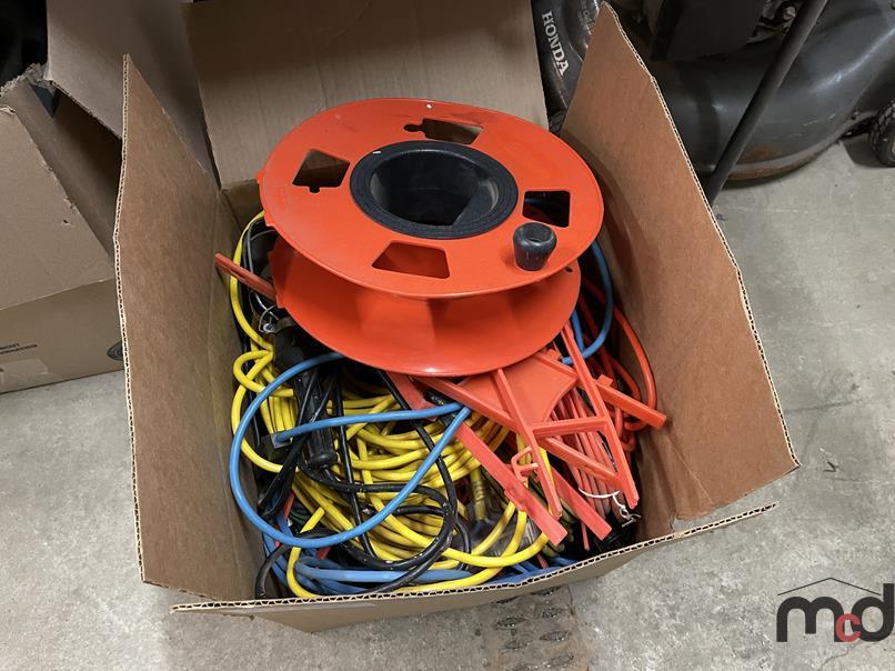 Extension Cords, Sump Pump, Lawn Chair and Tent